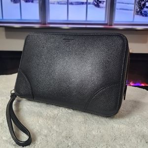 Givenchy Black Leather Pouch for Men